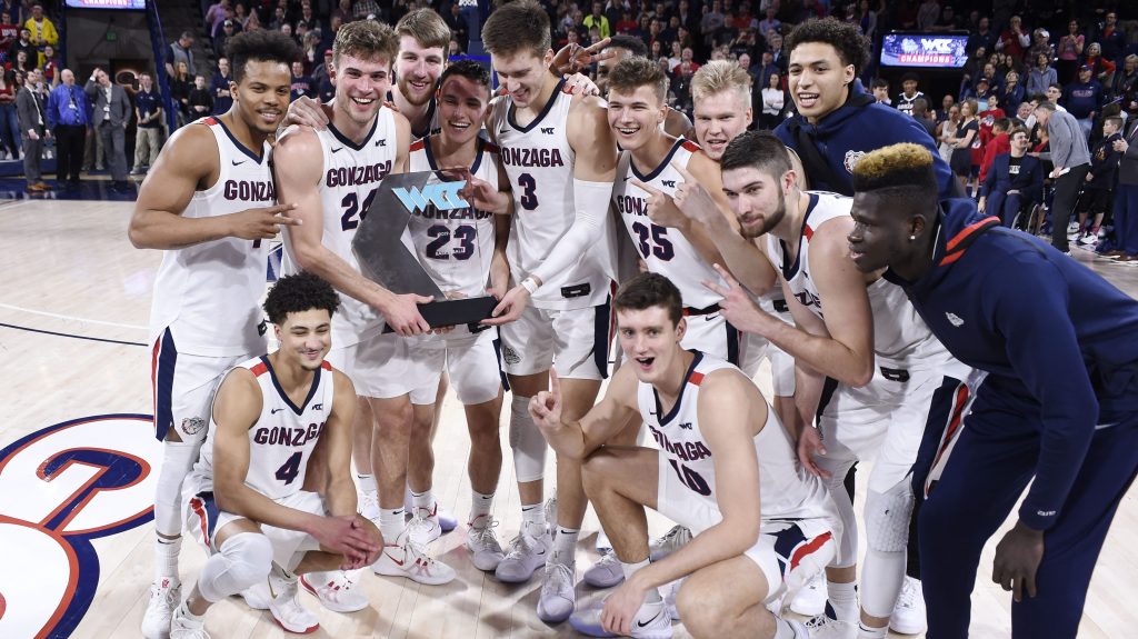 Gonzaga begins season atop AP Top 25 for first time - College